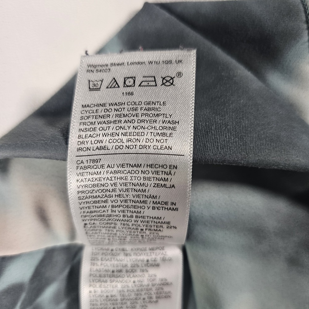 Athleta Elation Printed 7/8 Leggings Womens Small Blue Pink Yoga Pants - Picture 12 of 12